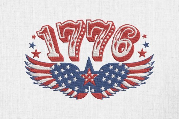 1776 America USA Flag 4th of July