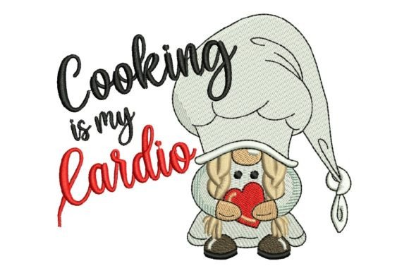 Cooking is My Cardio Girl Gnome Review