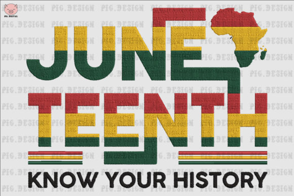 Juneteenth Know Your History Embroidery Review