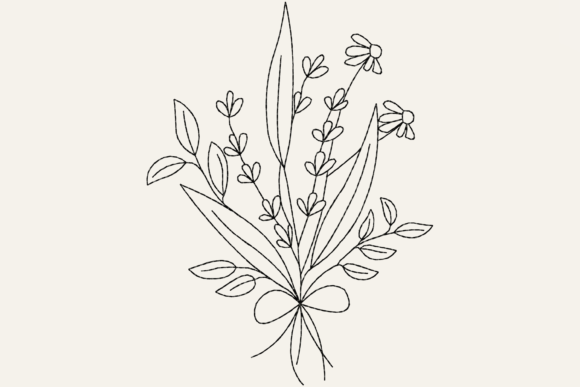 Line Art Bouquet Flower: A Seasonal Design Review